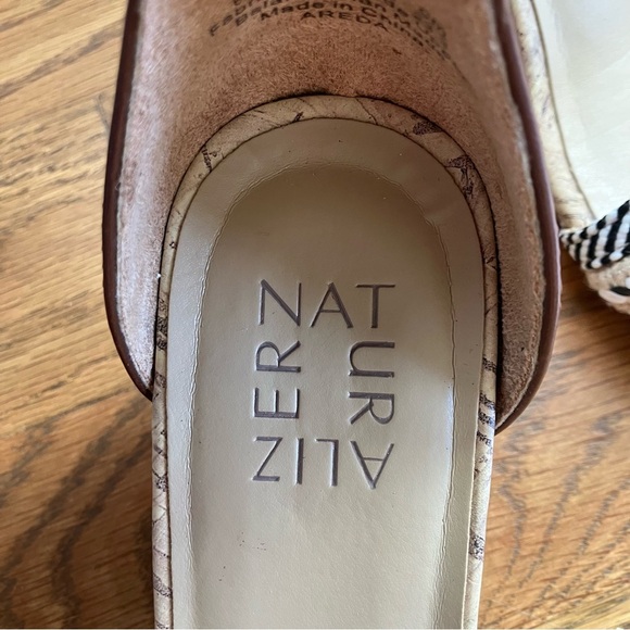 Naturalizer Areda Wedge Sandal Cork Bottom Woven Strap 6.5 - Picture 5 of 9